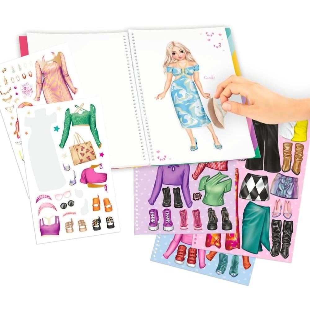 Carte cu activitati, Depesche, TopModel, Dress Me Up Cut Out
