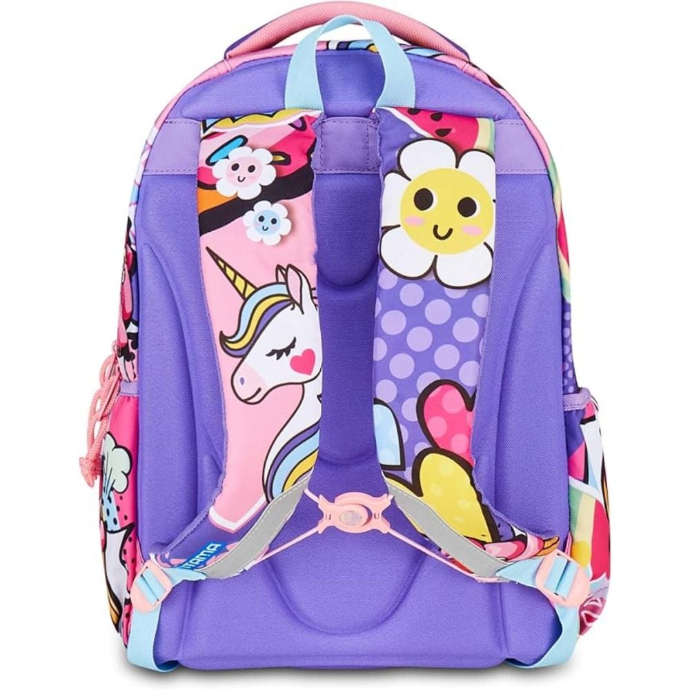 Ghiozdan cu 3 compartimente, Mitama, New Plus, DaisyPop