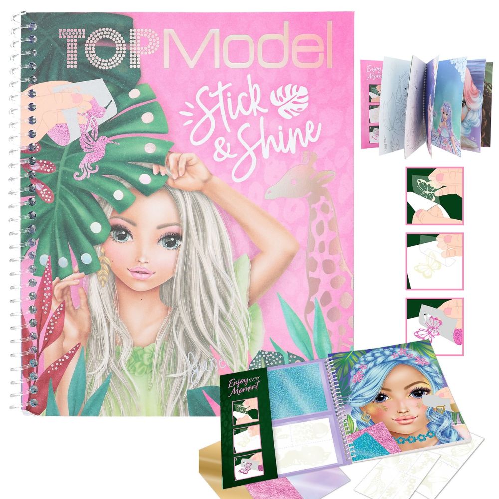 Carte cu activitati, Depesche, TopModel, Stick & Shine