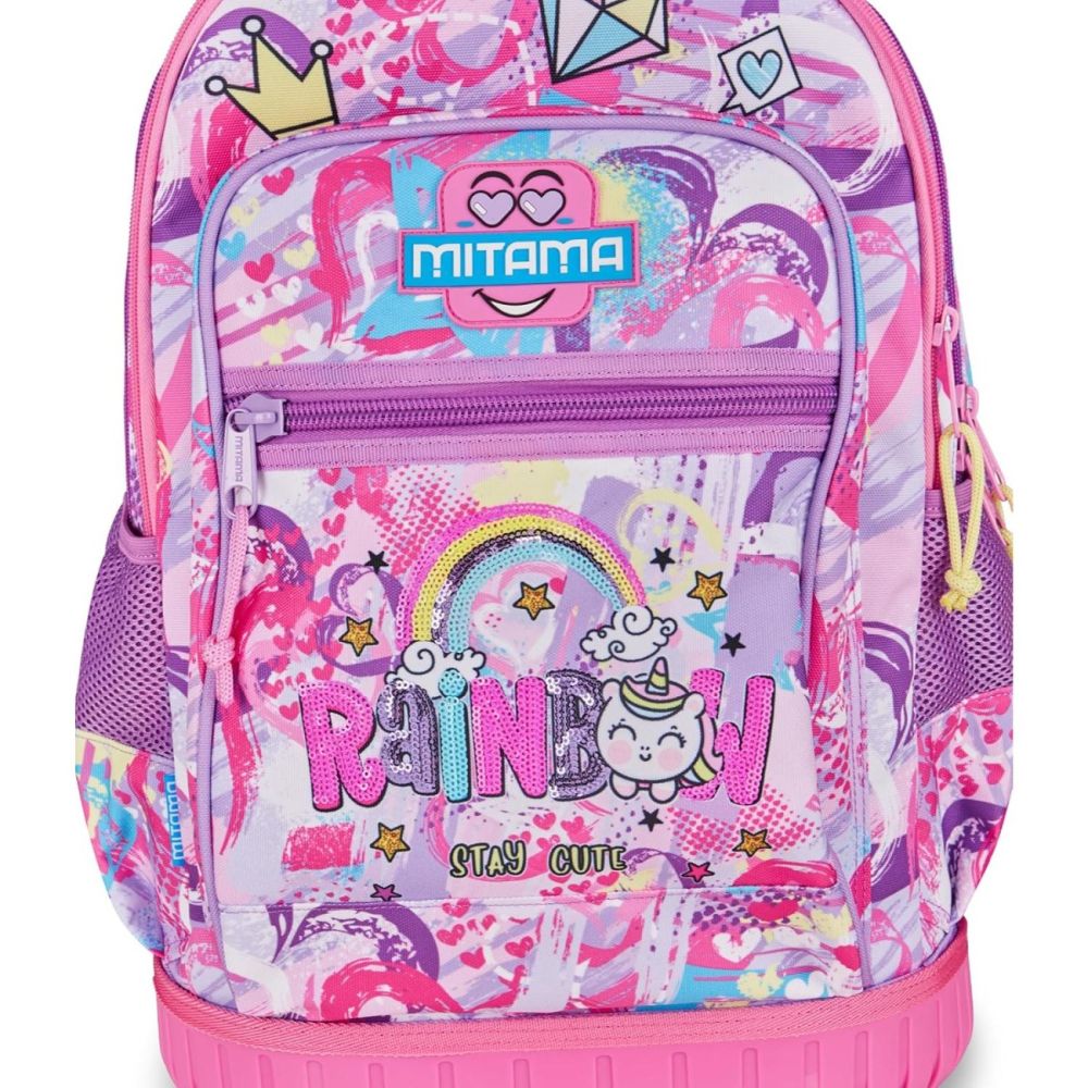 Troller cu 3 compartimente, Mitama, Run Maxi, Rainbow