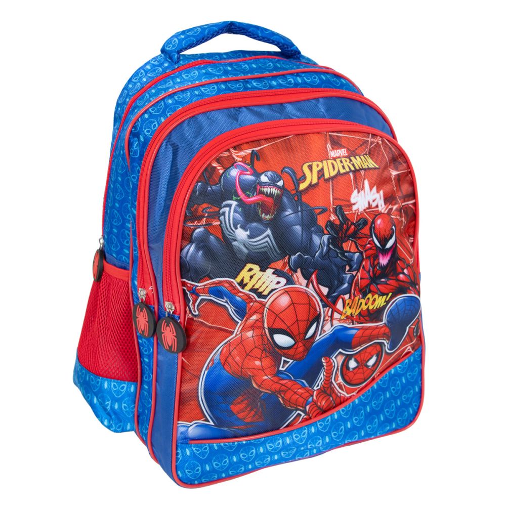 Ghiozdan cu 3 compartimente, Marvel Spiderman