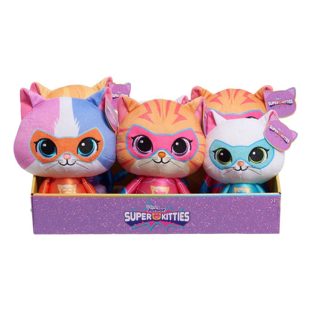 Jucarie de plus, Disney Junior, SuperKitties, Su-Purr Charged, 20 cm