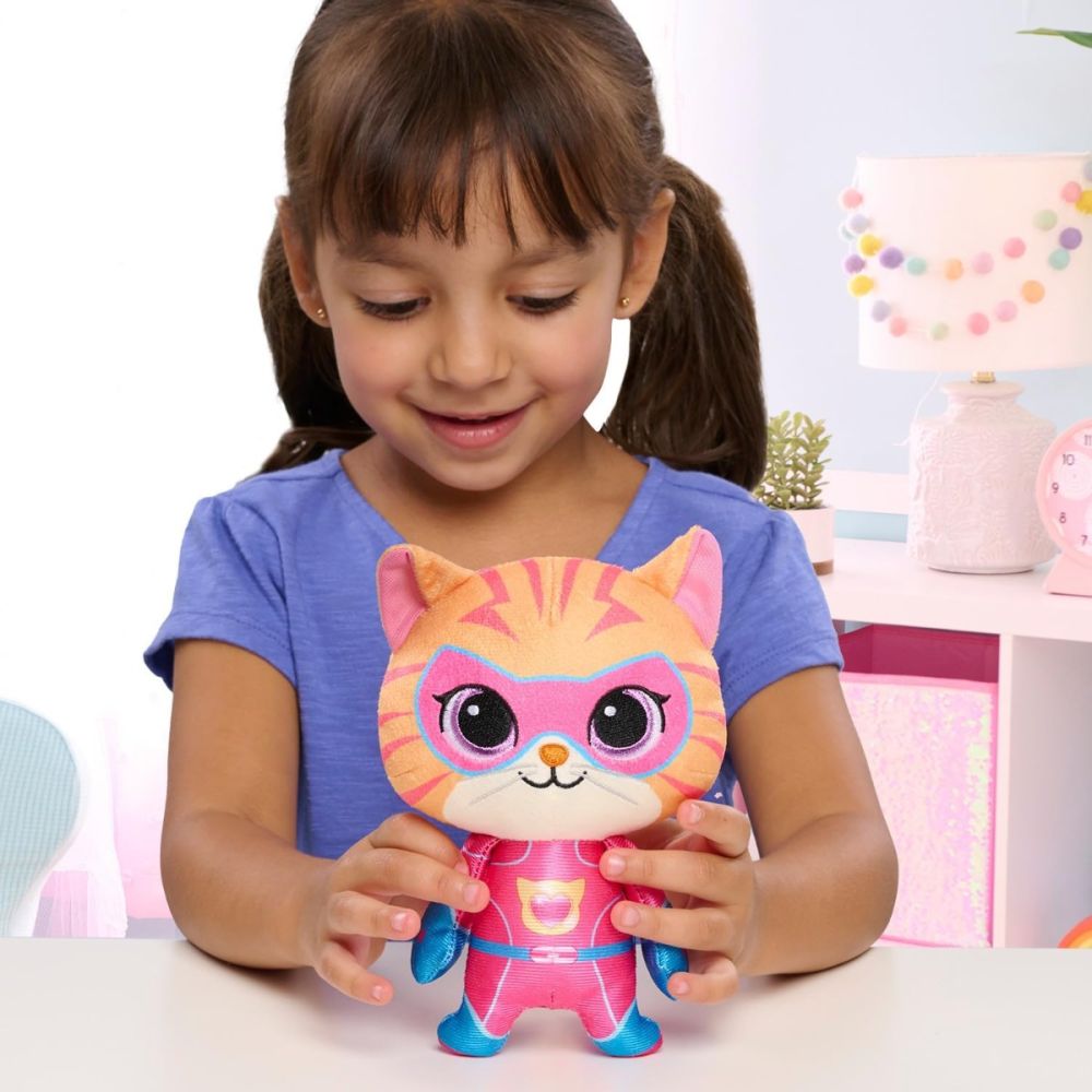 Jucarie de plus, Disney Junior, SuperKitties, Su-Purr Charged, 20 cm