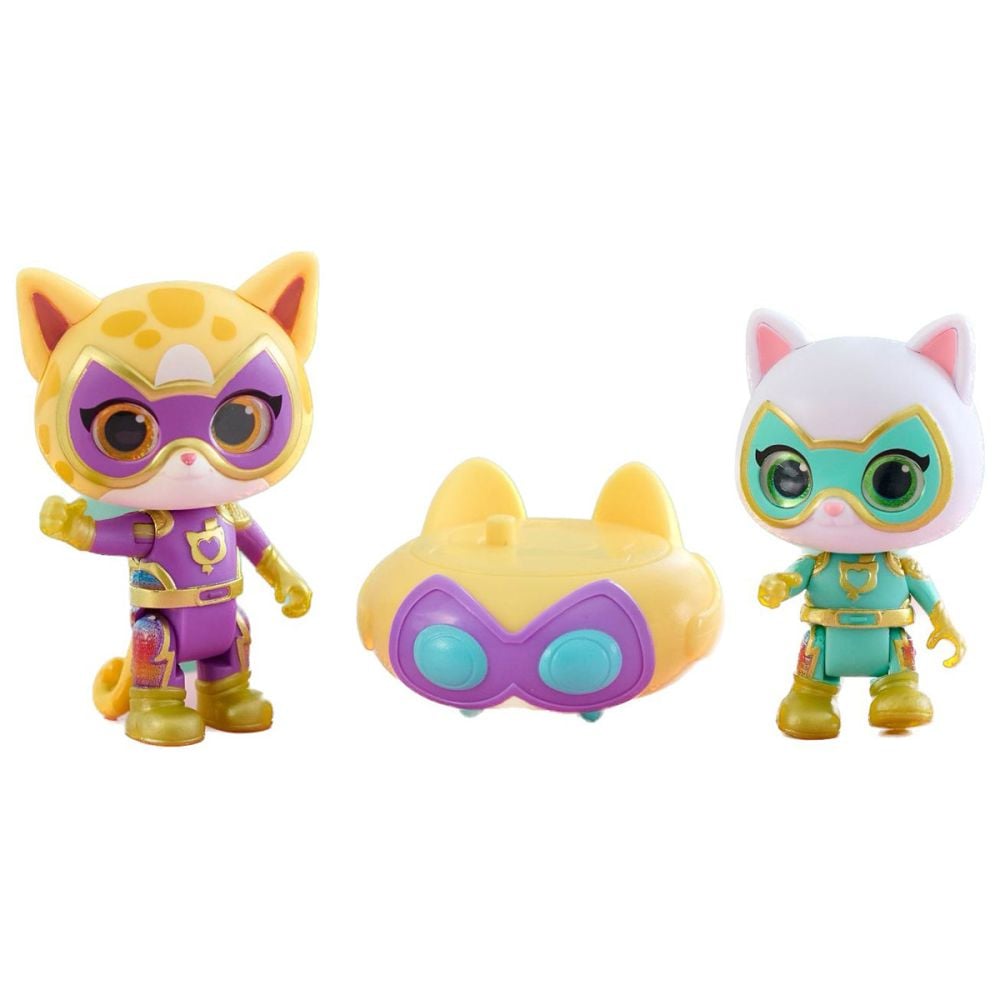 Set de joaca cu 2 figurine si accesorii, Superkitties