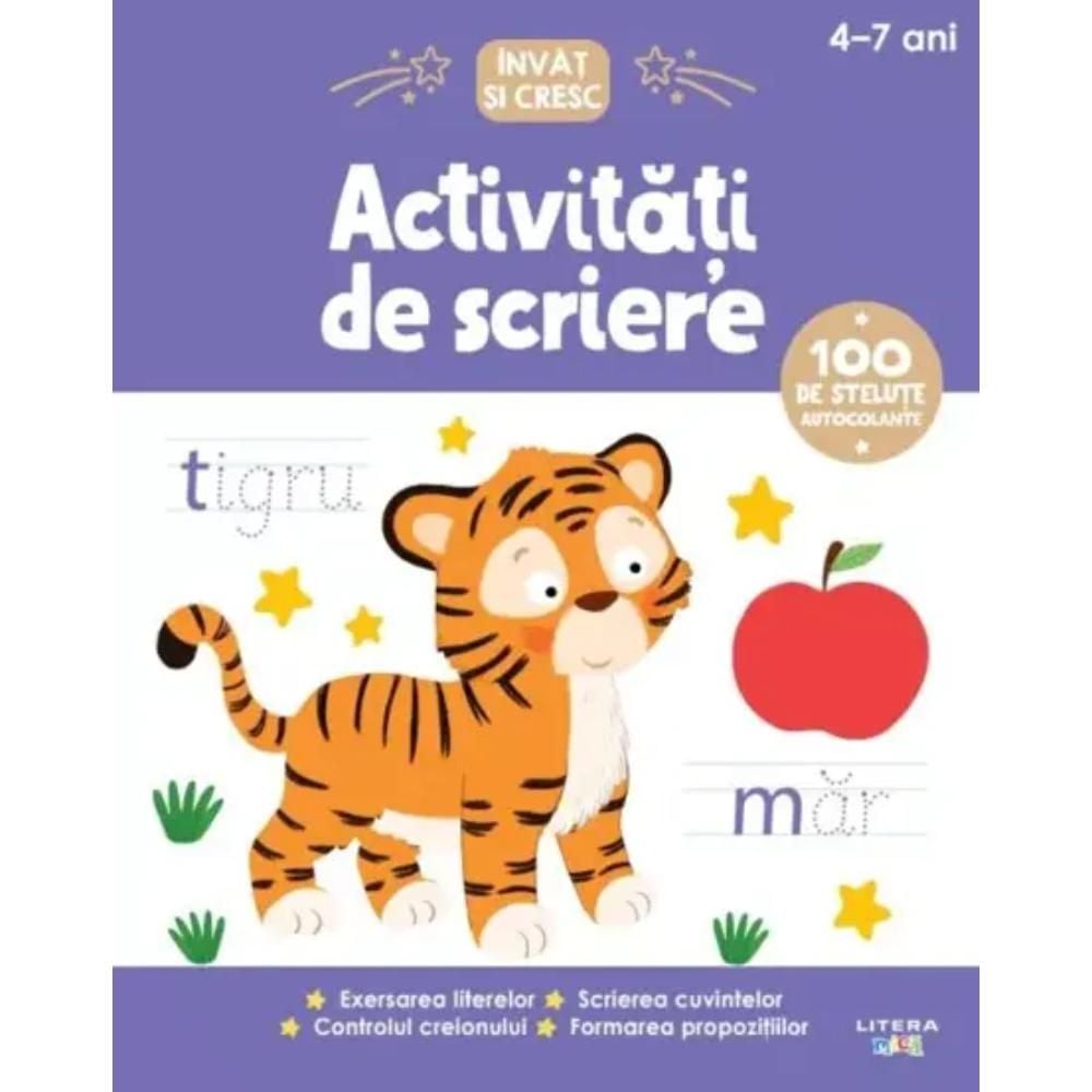 Invat si cresc, Activitati de scriere