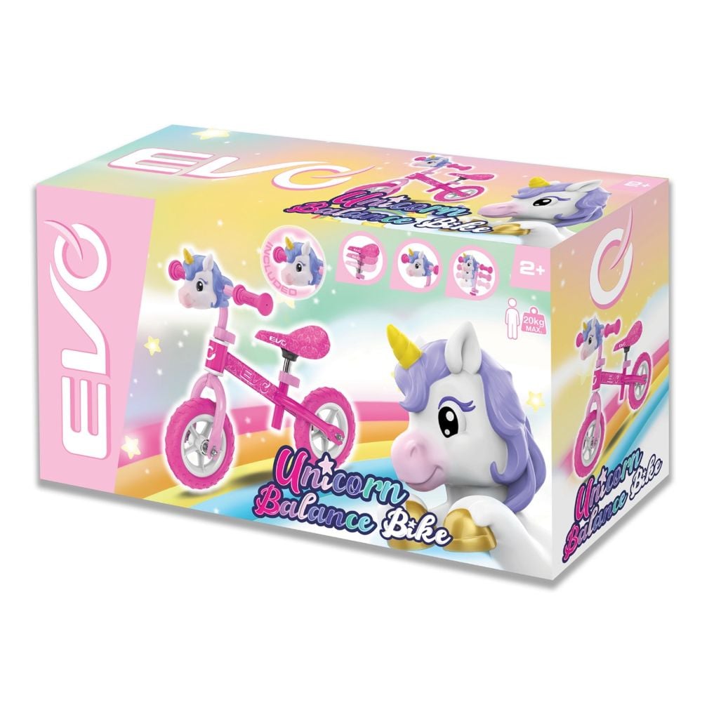Bicicleta fara pedale, Evo, Unicorn, 10 inch