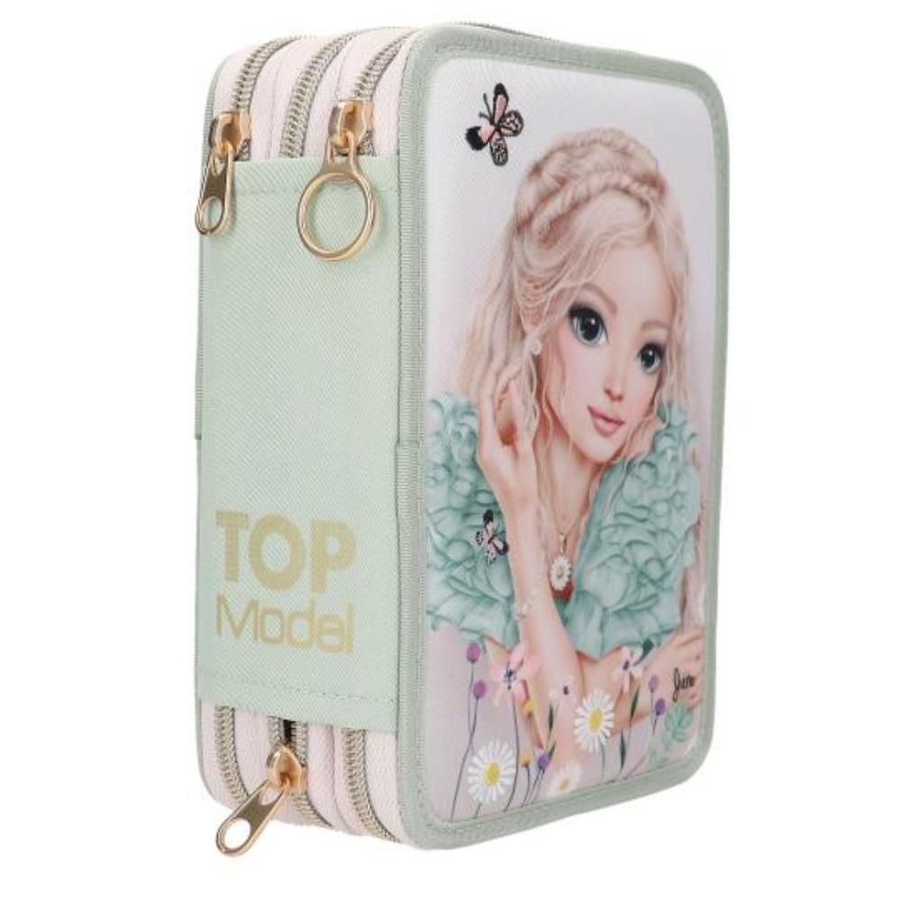 Penar cu trei compartimente echipat, Depesche, TopModel Summer Feeling Broderie
