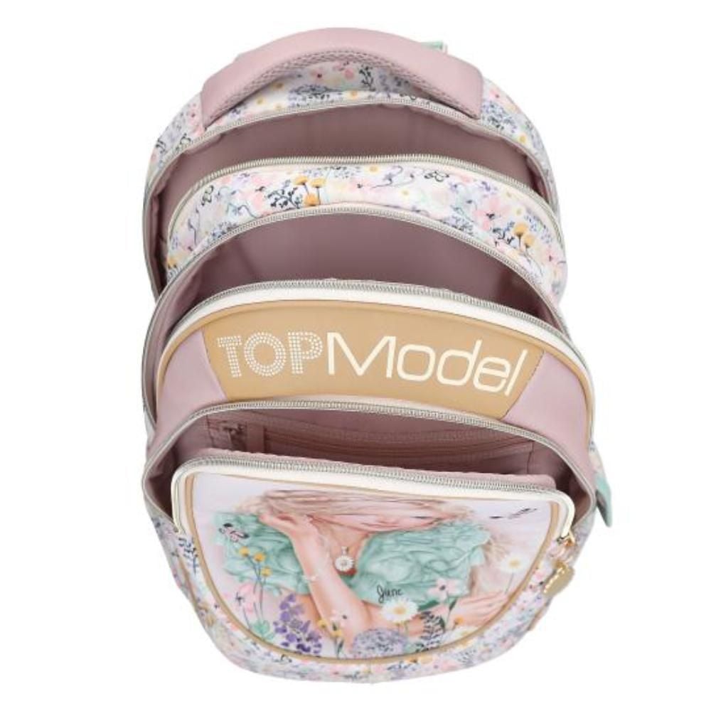 Ghiozdan cu 3 compartimente, Depesche, TopModel Summer Feeling