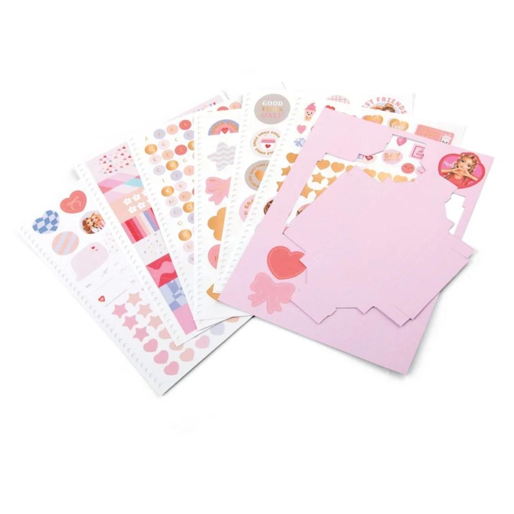 Carte cu rame foto si stickere, Depesche, TopModel, Dyi Frame Book