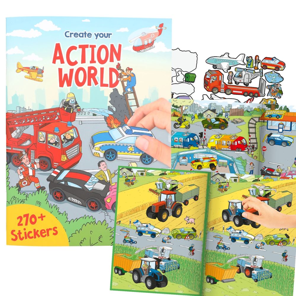 Carte cu stickere, Depesche, Action World
