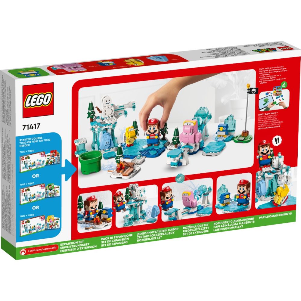 LEGO® Super Mario - Set de Extindere Morsel si aventura lui in zapada (71417)
