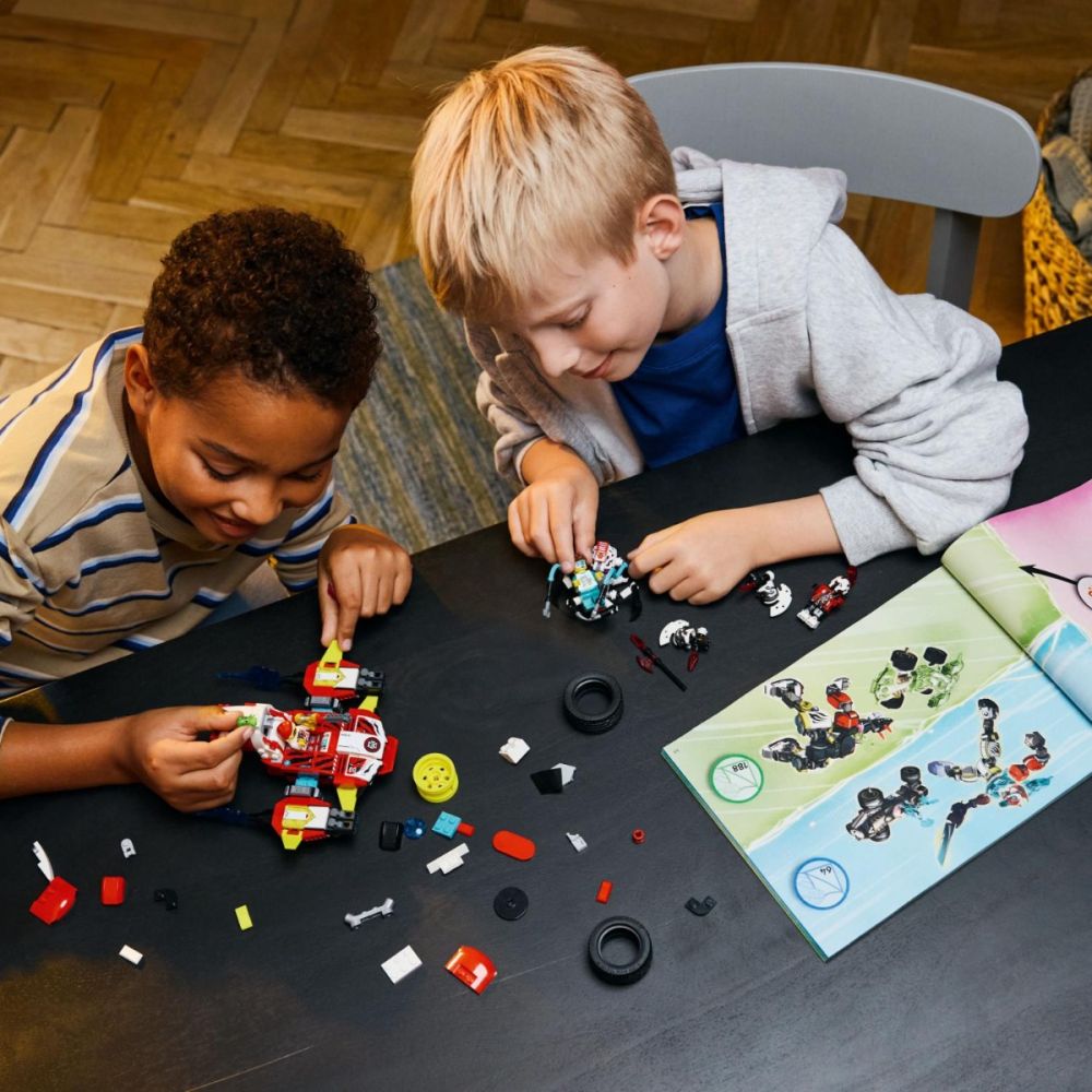 LEGO® Dreamzzz - Robotul tigru al lui Cooper si Masina Hot Rod a lui Zero (71497)