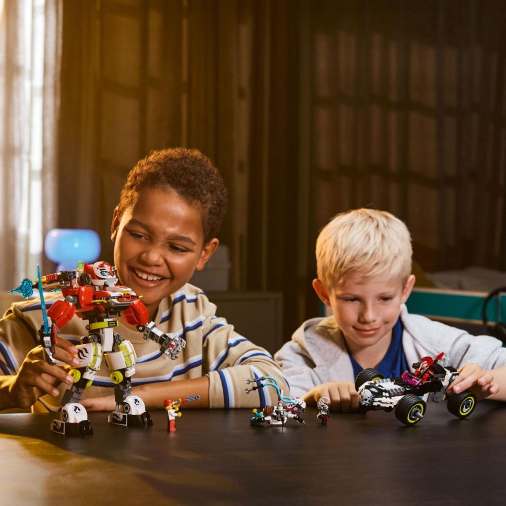 LEGO® Dreamzzz - Robotul tigru al lui Cooper si Masina Hot Rod a lui Zero (71497)