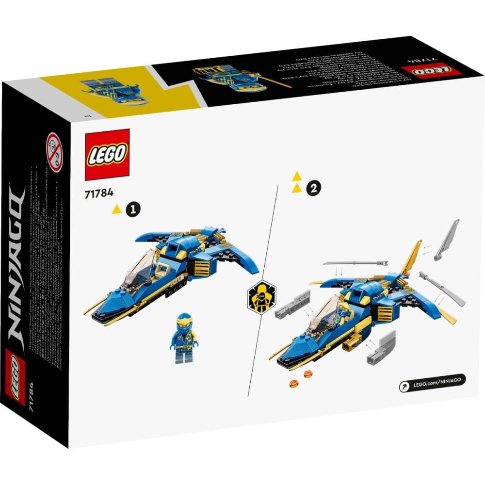 LEGO® Ninjago - Avionul cu reactie Fulger Evo al lui Jay (71784)