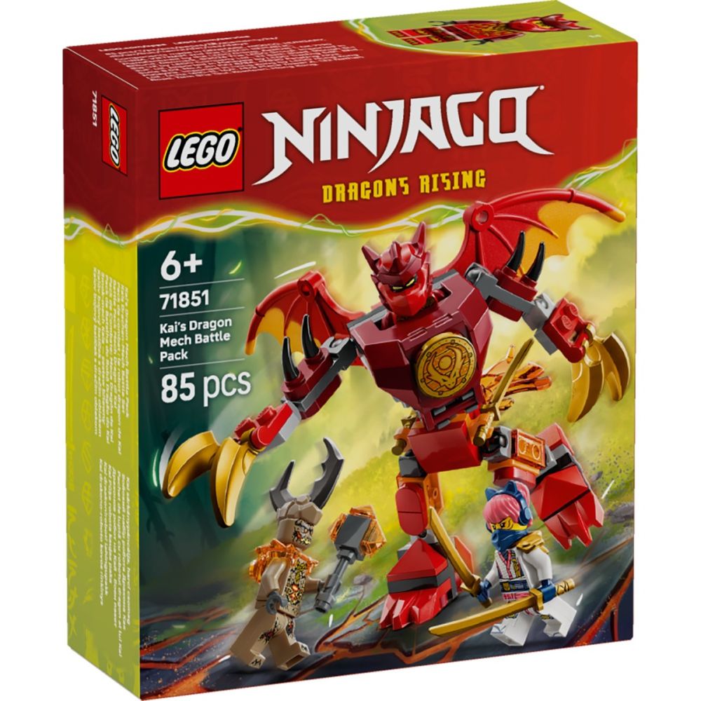 LEGO® Ninjago - Pachet de lupta cu robotul Dragon al lui Kai