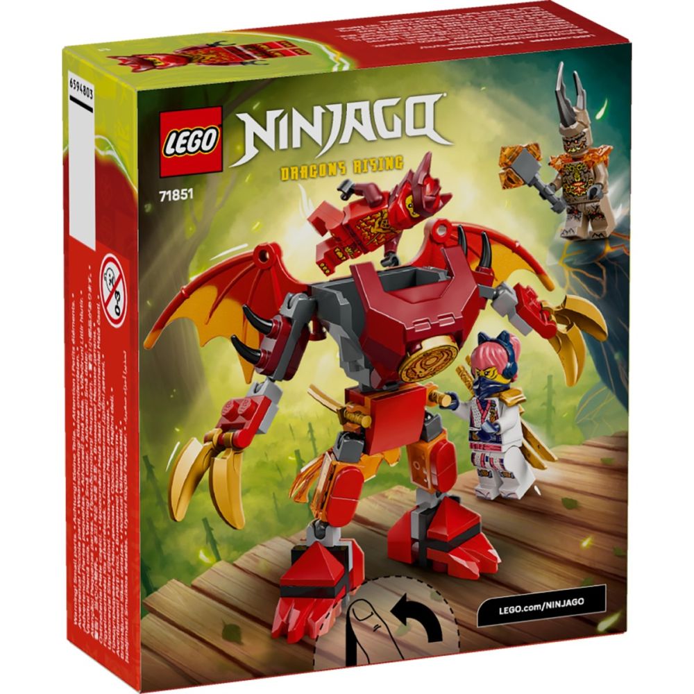 LEGO® Ninjago - Pachet de lupta cu robotul Dragon al lui Kai (71851)