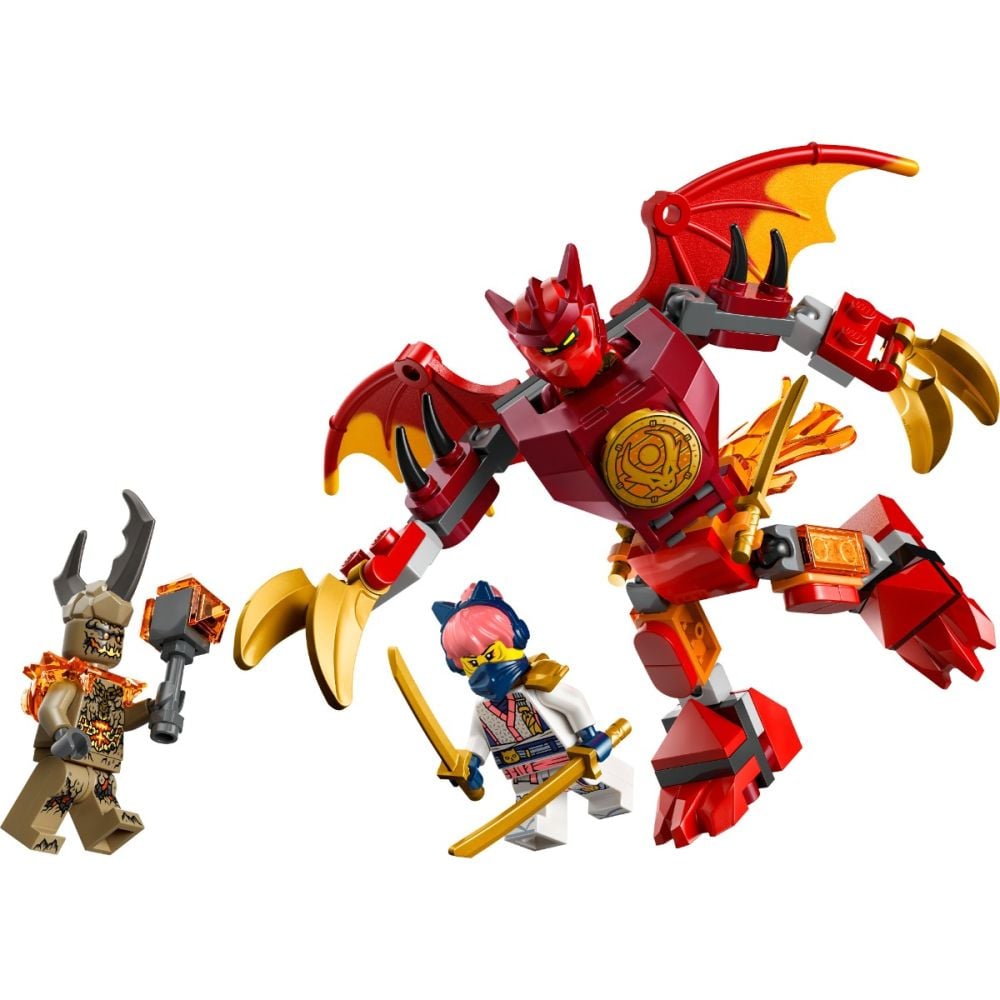 LEGO® Ninjago - Pachet de lupta cu robotul Dragon al lui Kai