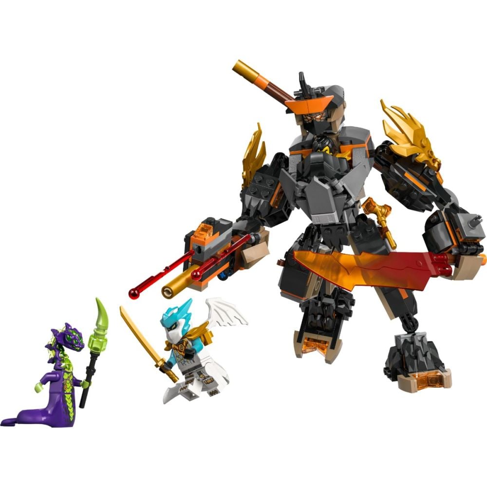 LEGO® Ninjago - Robotul de misiune al lui Cole si dragonul Zane