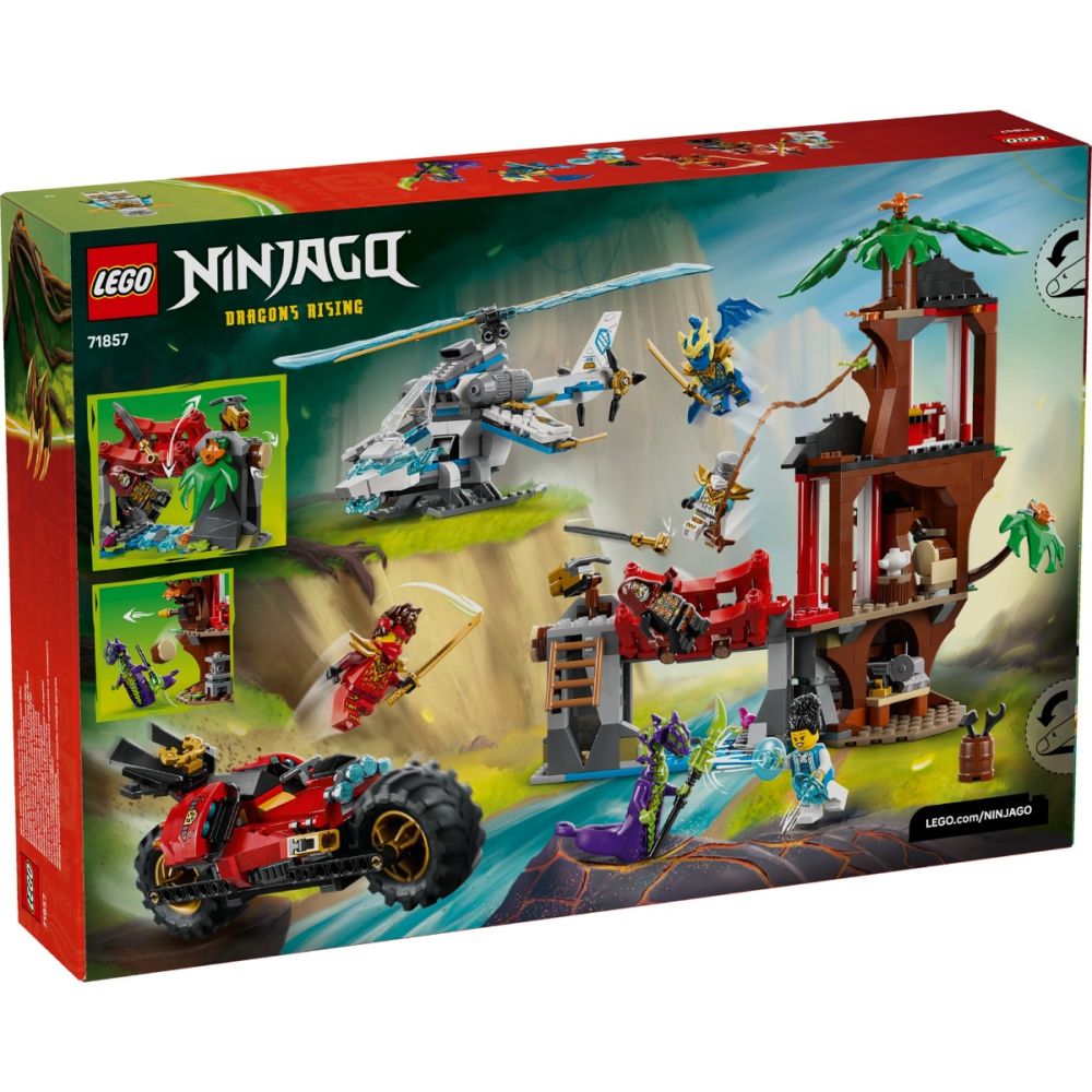 LEGO® Ninjago - Lupta la casa din copac cu vehicule ninja (71857)