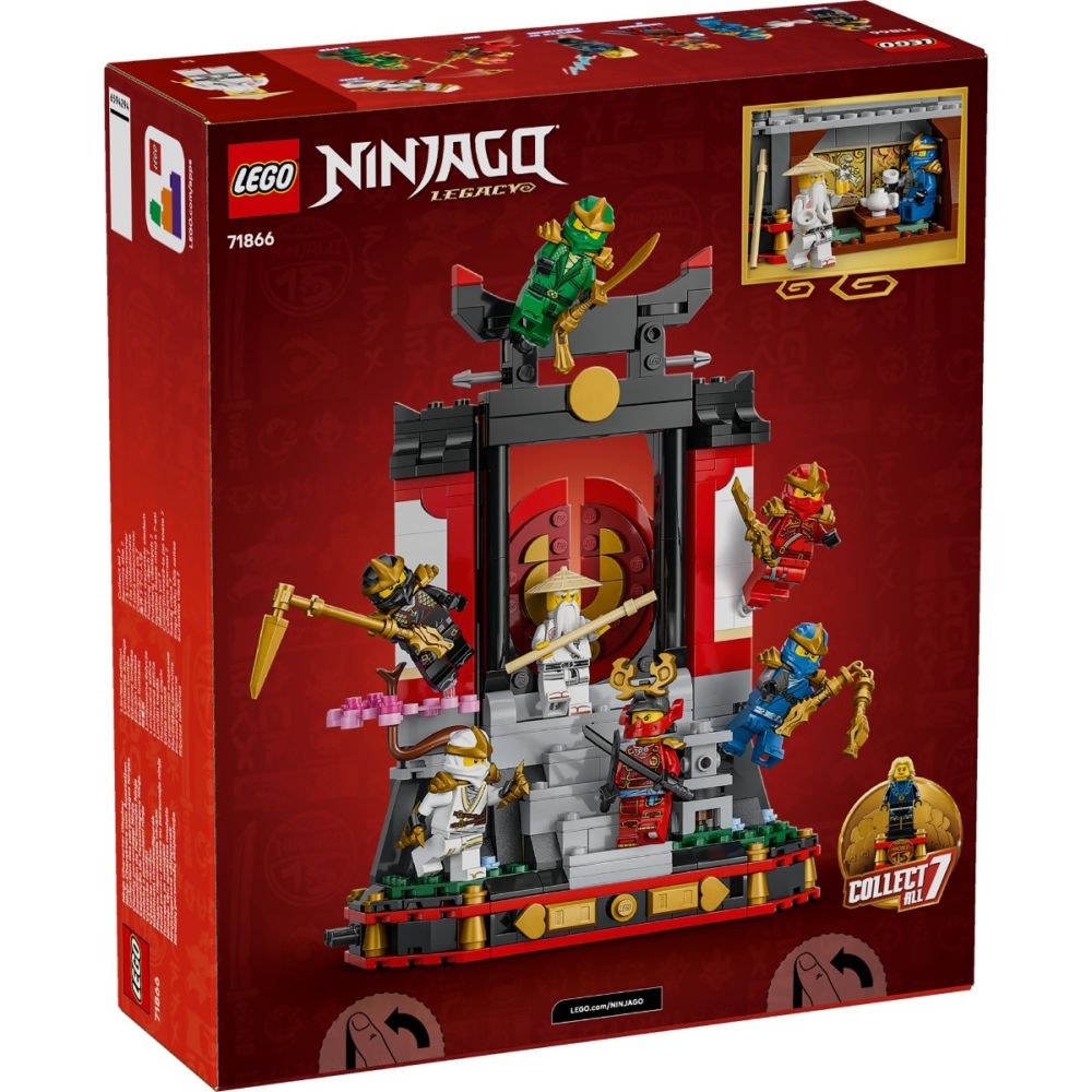 LEGO® Ninjago - Model pentru etalare cu personaje ninja la a 15-a