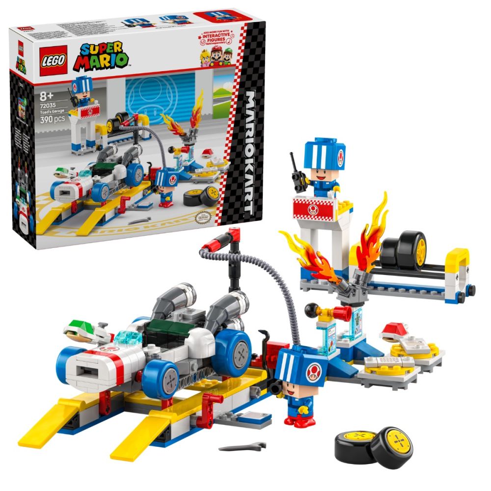 LEGO® Super Mario - Mario Kart - Garajul Lui Toad (72035)