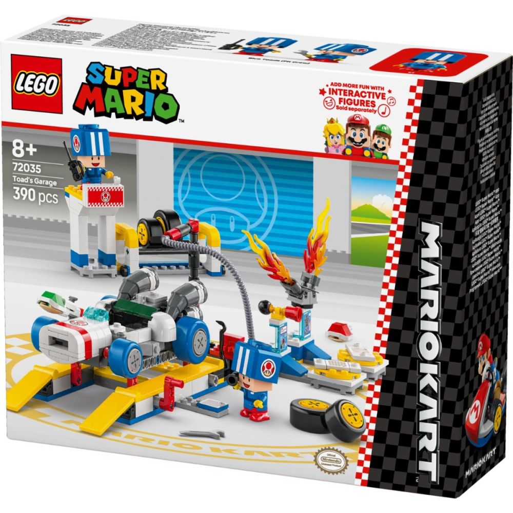 LEGO® Super Mario - Mario Kart - Garajul Lui Toad (72035)