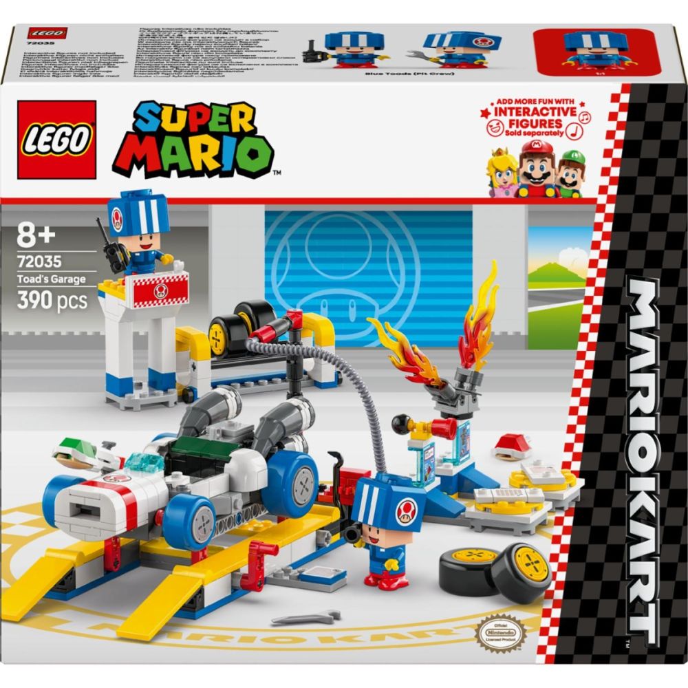 LEGO® Super Mario - Mario Kart - Garajul Lui Toad (72035)