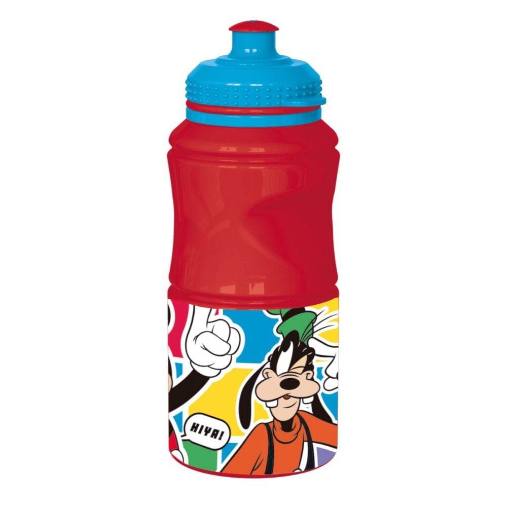 Bidon sport din plastic, Stor, Mickey Mouse, 380 ml