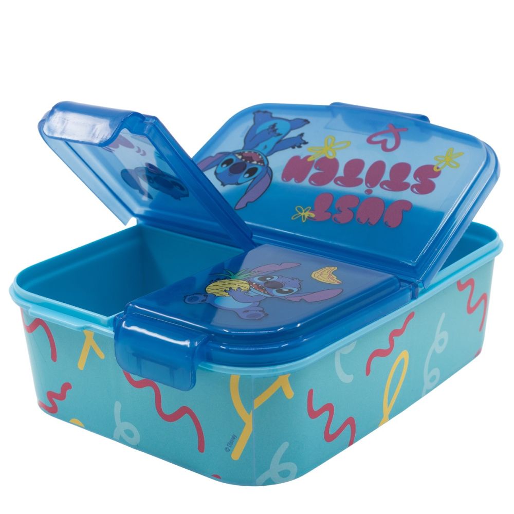 Caserola pentru pranz cu 3 compartimente, Disney Stitch