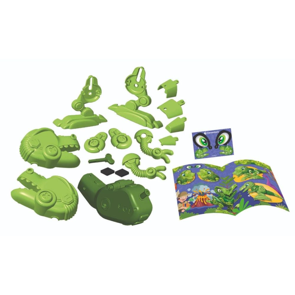 Kit de constructie, Clementoni, Science and Play, Robotul Dino T-Rex