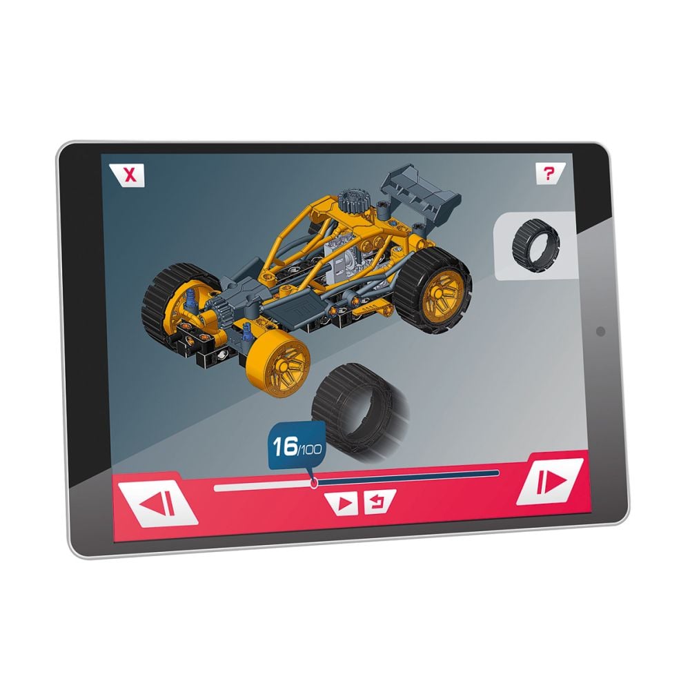 Kit de constructie 2 in 1, Clementoni, Buggy si Quad