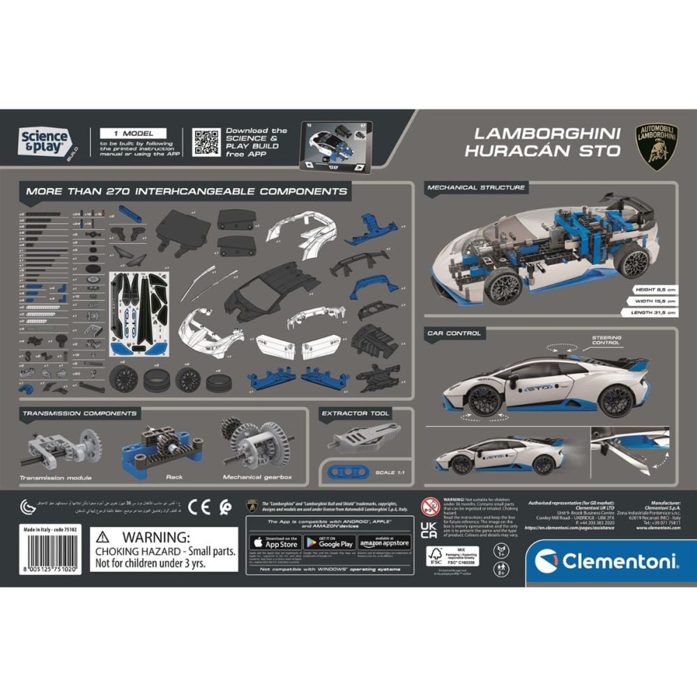Kit de constructie, Clementoni, Lamborghini Huracan Sto