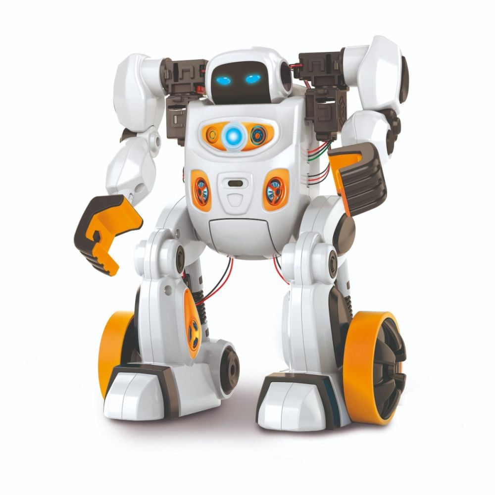 Construct Nitro Mechanoid RF 2枚セット fab Kit de constructie, Clementoni, Robot interactiv AIRO, 80 piese