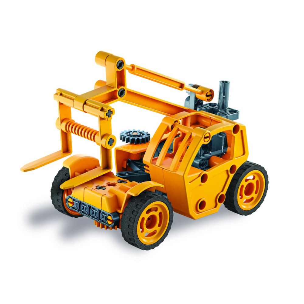 Kit de constructie, Clementoni, Science & Play, Stivuitor, 90 piese