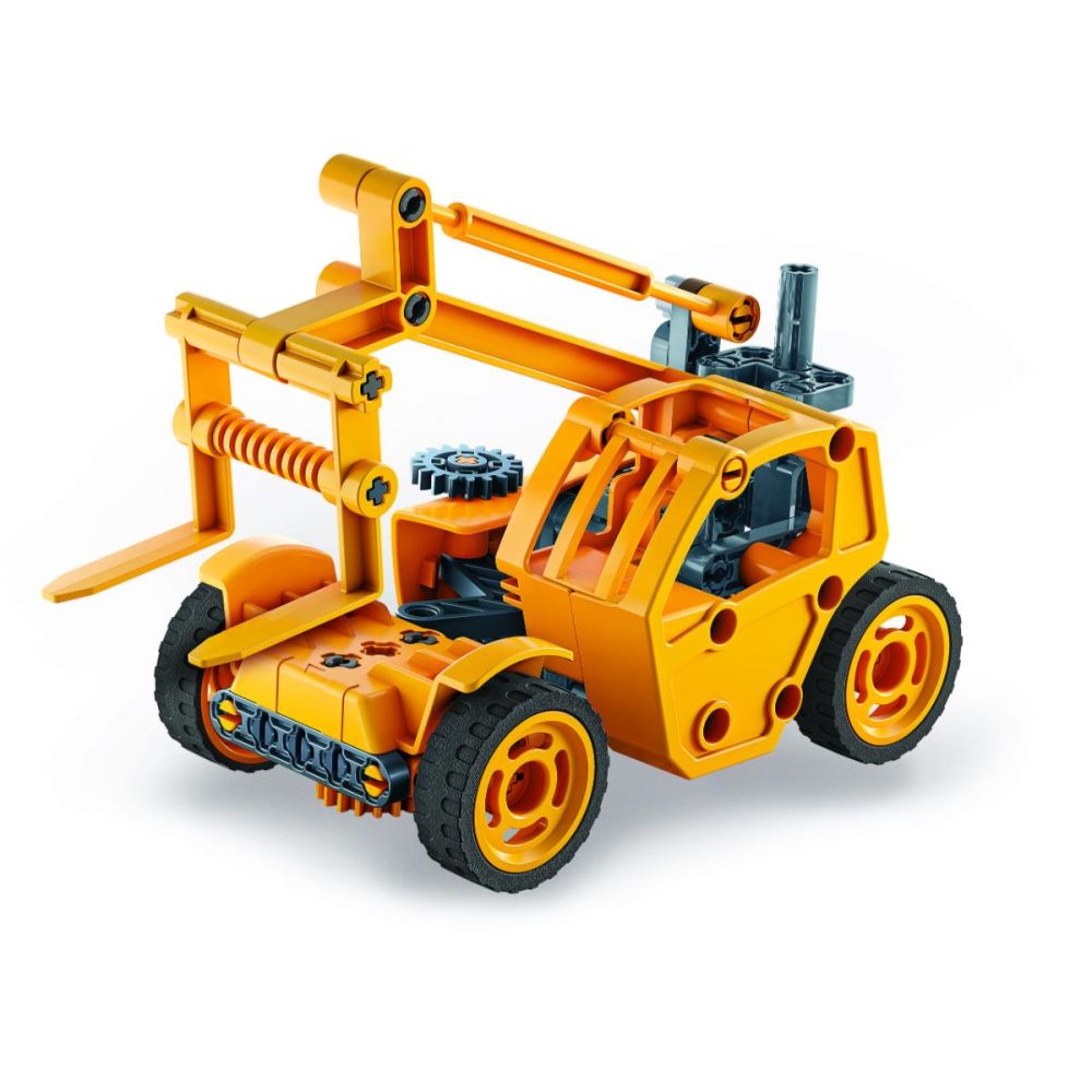 Kit de constructie, Clementoni, Science & Play, Stivuitor, 90 piese