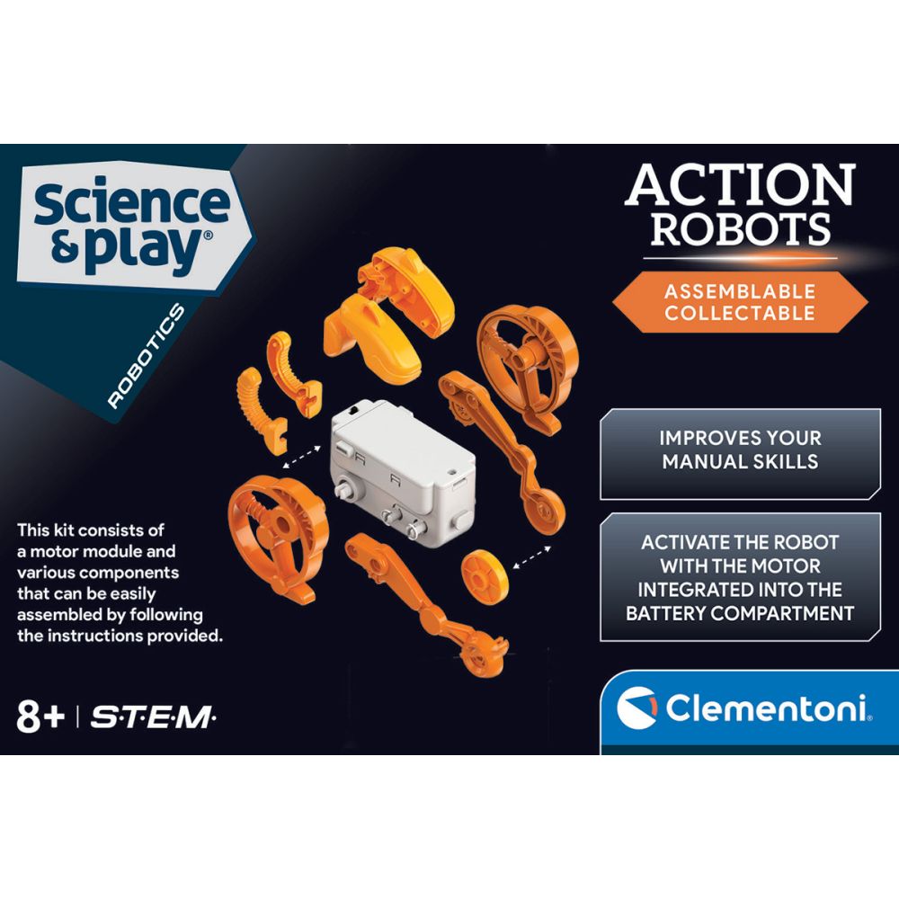 Kit de constructie, Clementoni, Science & Play, Robot Runner