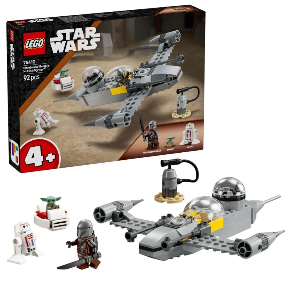LEGO® Star Wars - Nava de lupta stelara N-1 a lui Mando si Grogu (75410)