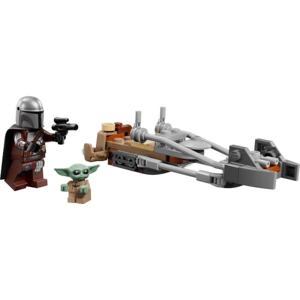 LEGO® Star Wars - Motocicleta rapida a lui Mandalorian si Grogu (75436)