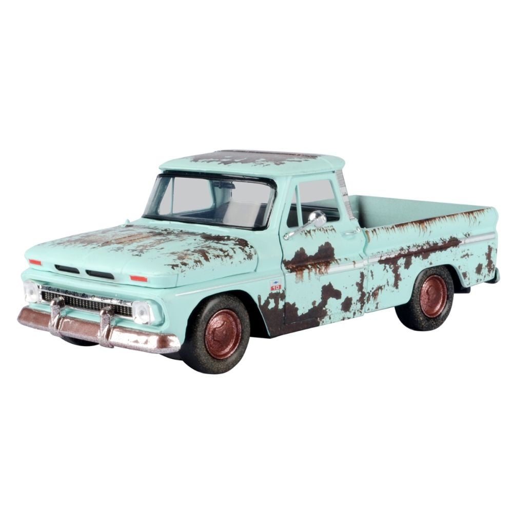 Masinuta metalica, Motormax, Weathered Treasures, 1966 Chevy C10 Fleetside, 1:24