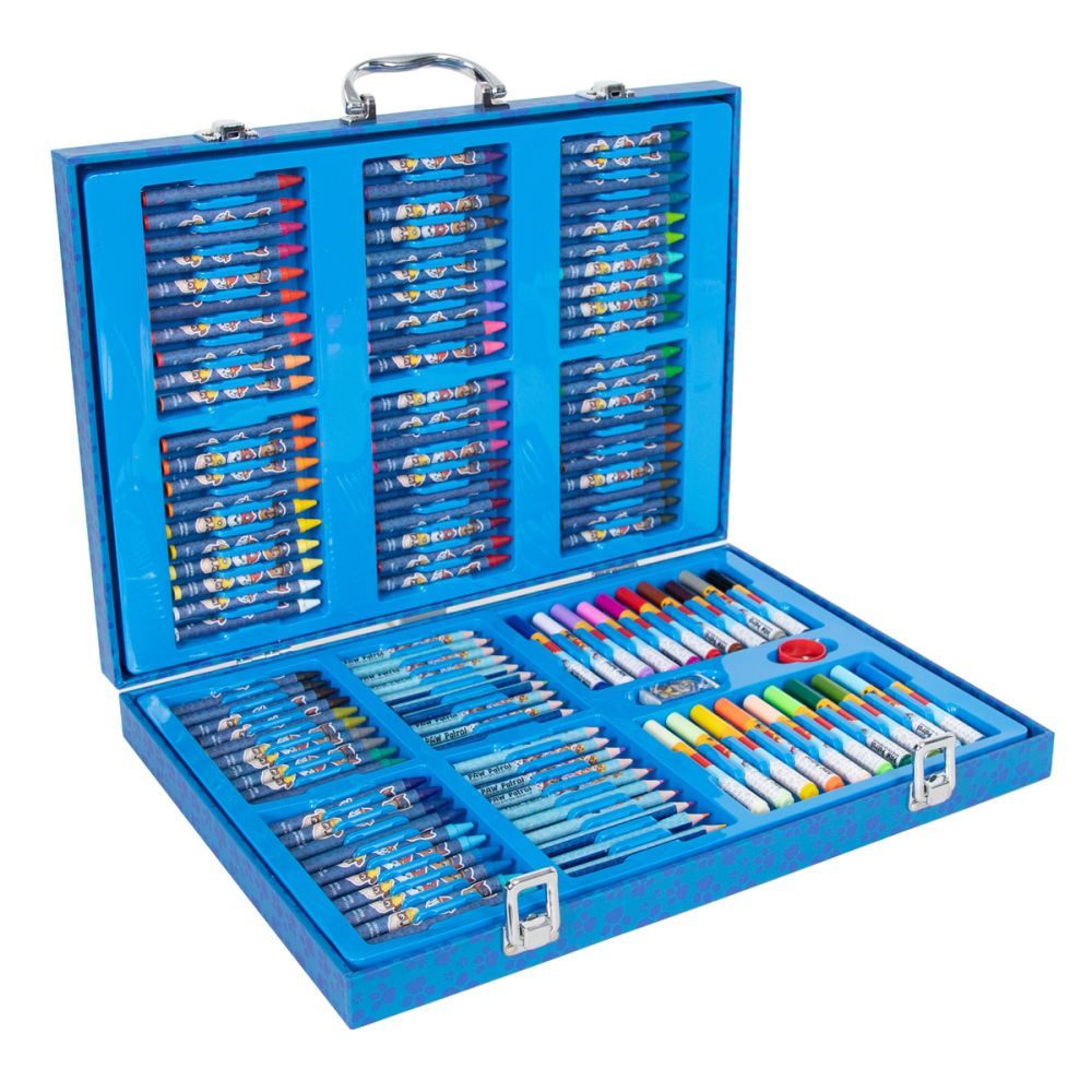 Set de colorat in trusa, Paw Patrol, 137 piese