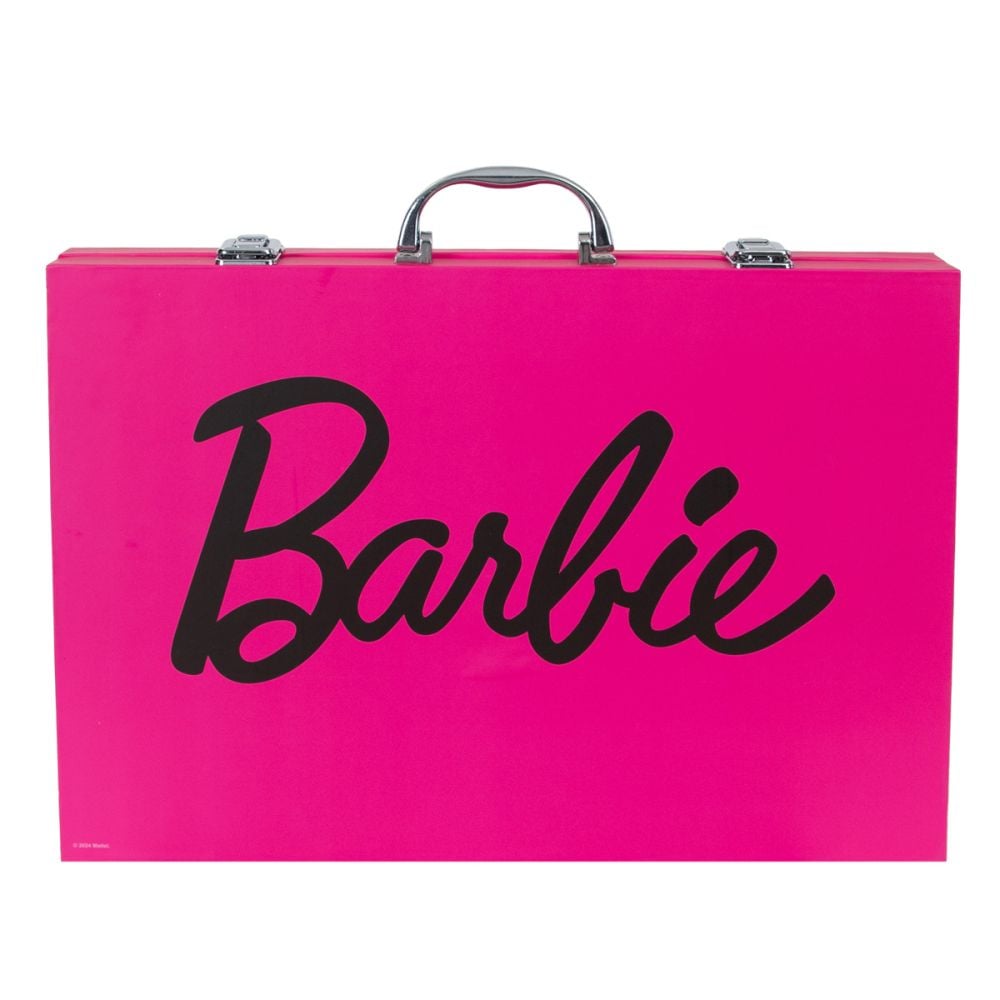Set de colorat in trusa, Barbie, 137 piese