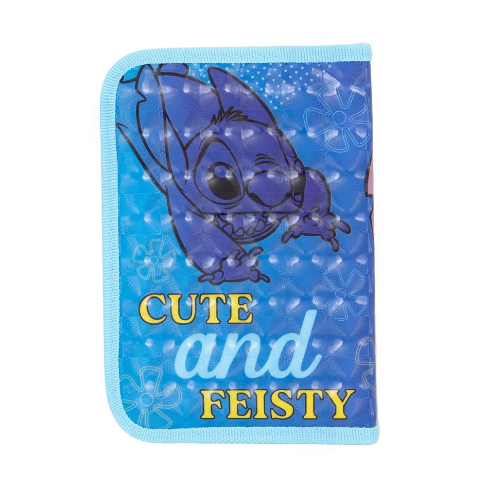 Penar cu 1 fermoar si 2 extensii, Disney Stitch, Aloha, Albastru