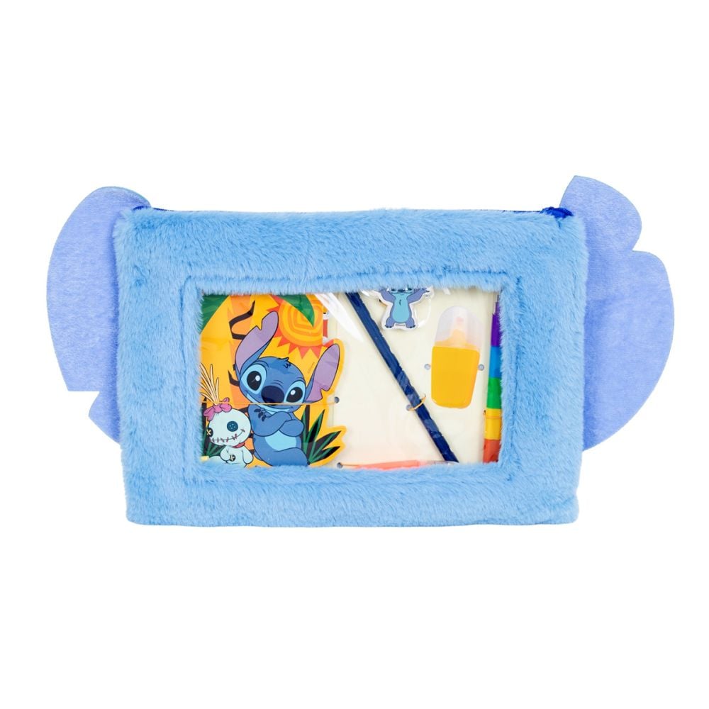 Penar pufos si echipat, Disney Stitch, Albastru
