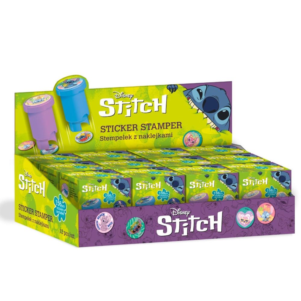 Stampila cu autocolante, Coolpack, Disney Stitch