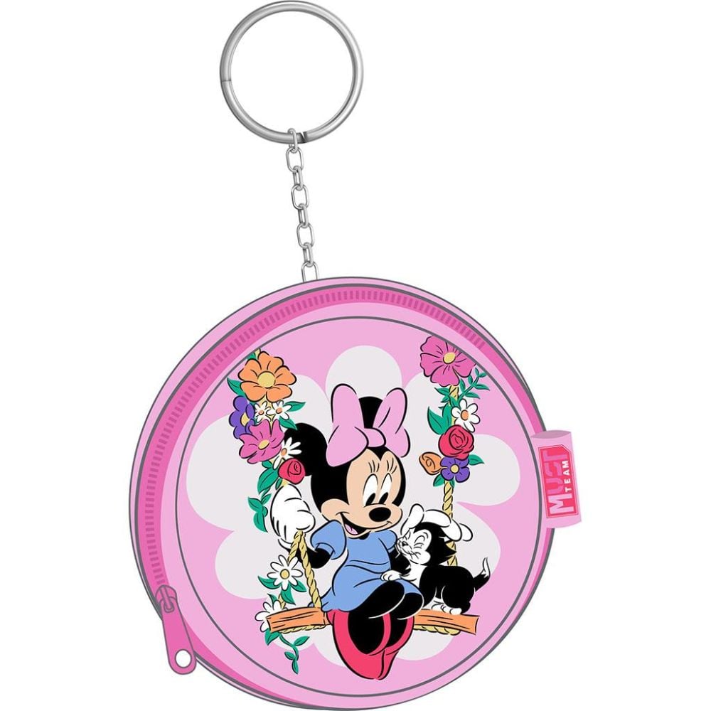 Ghiozdan cu 3 compartimente, Diakakis, Must Team, Minnie Mouse, Flowers
