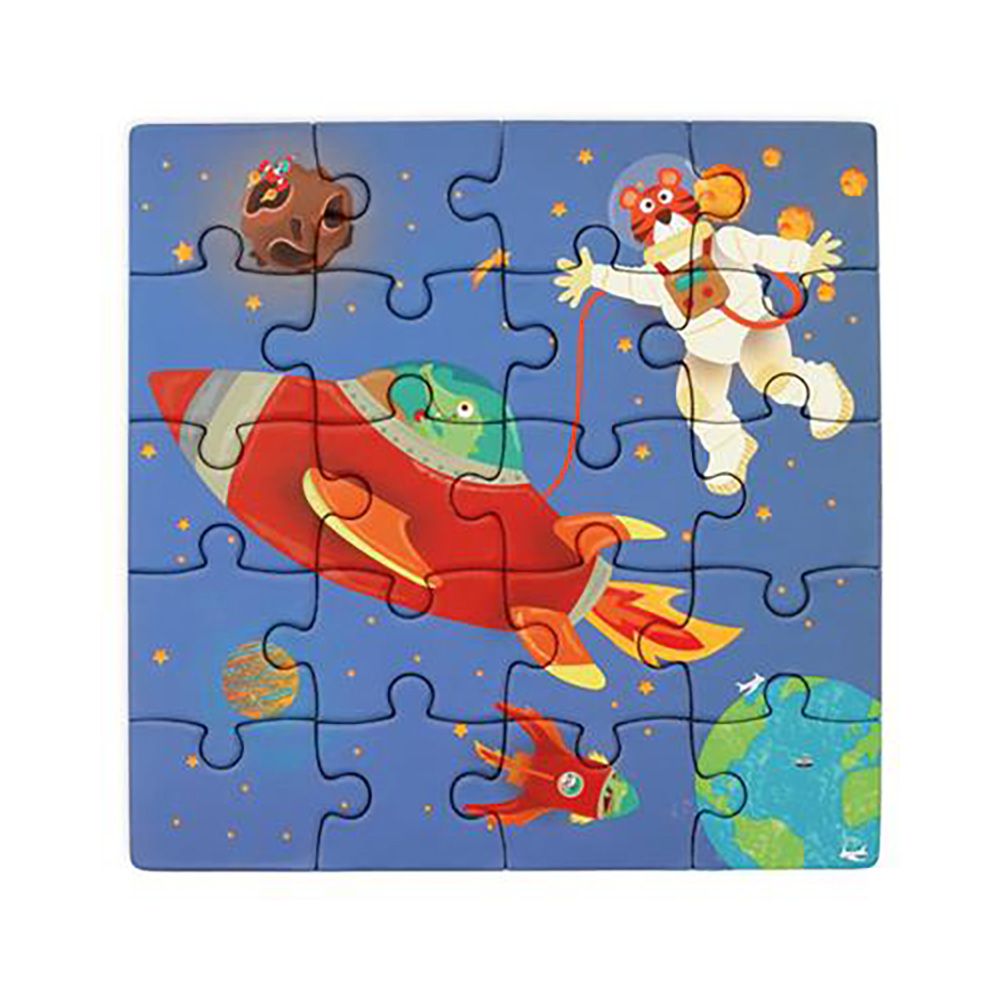 Puzzle magnetic Scratch, Spatiu
