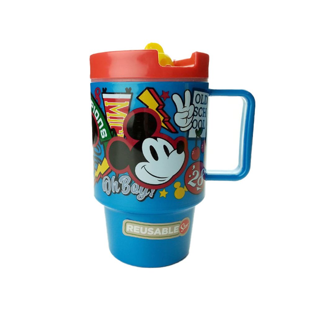 Cana cu pai, Disney Mickey Mouse, 530 ml
