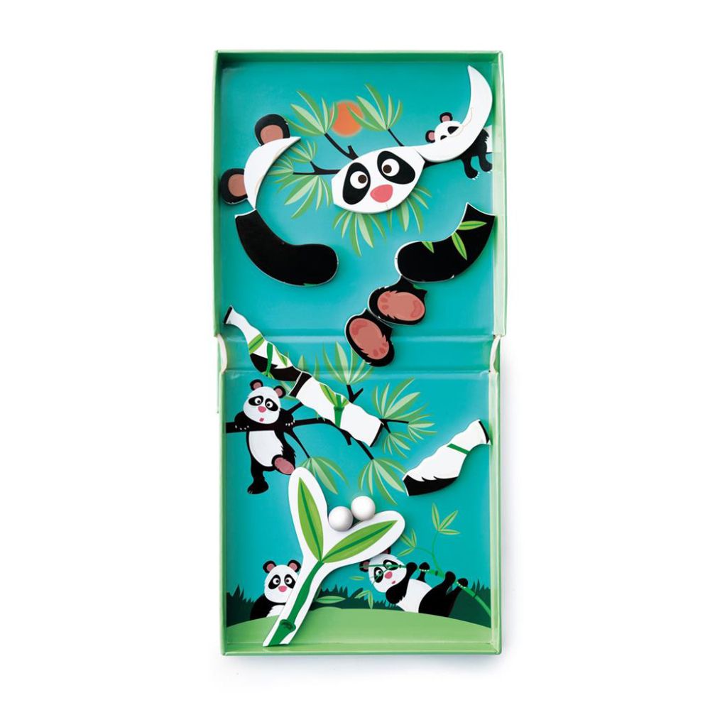 Puzzle magnetic Scratch, Panda, 11 piese