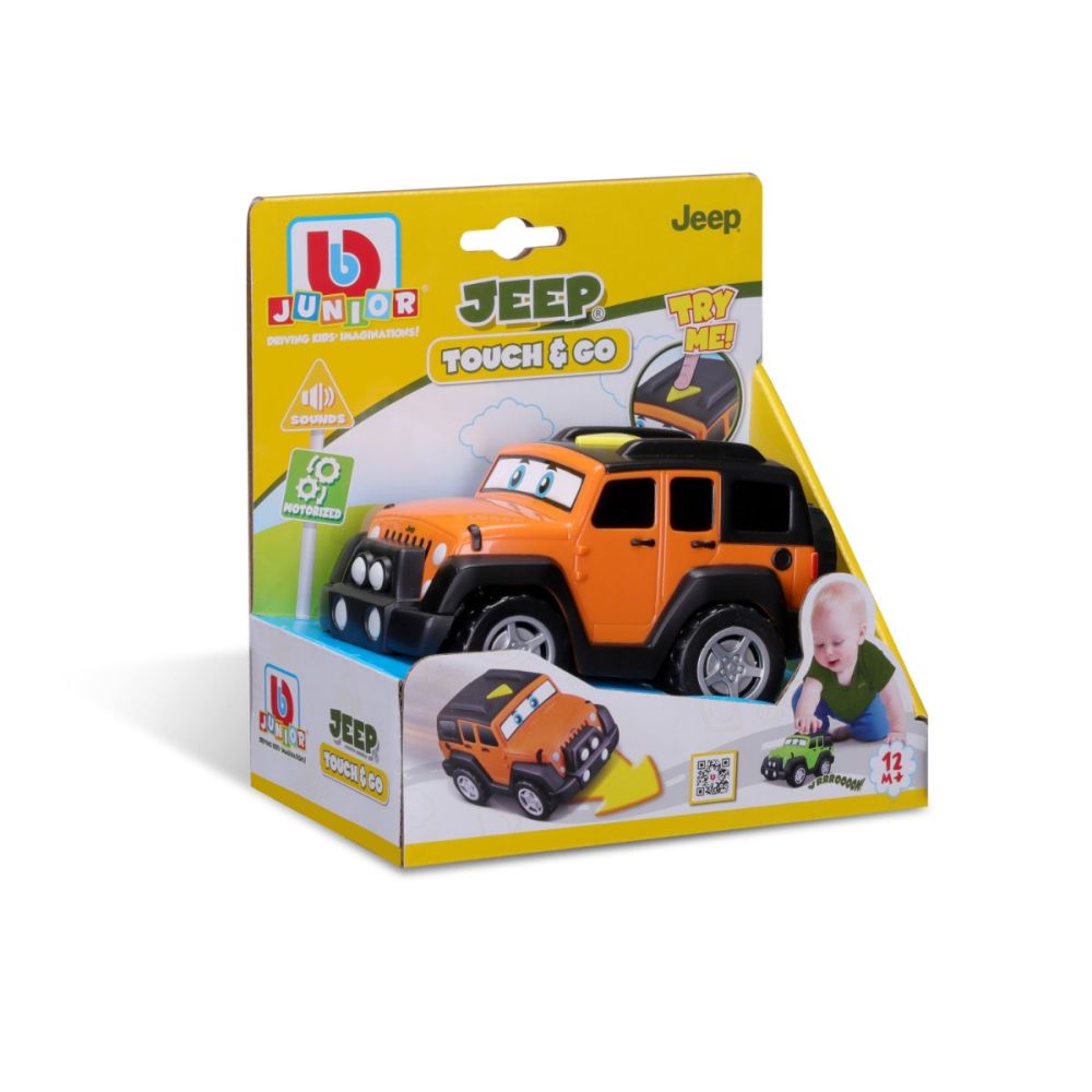 Primul meu Jeep Touch And Go, Bburago, Portocaliu