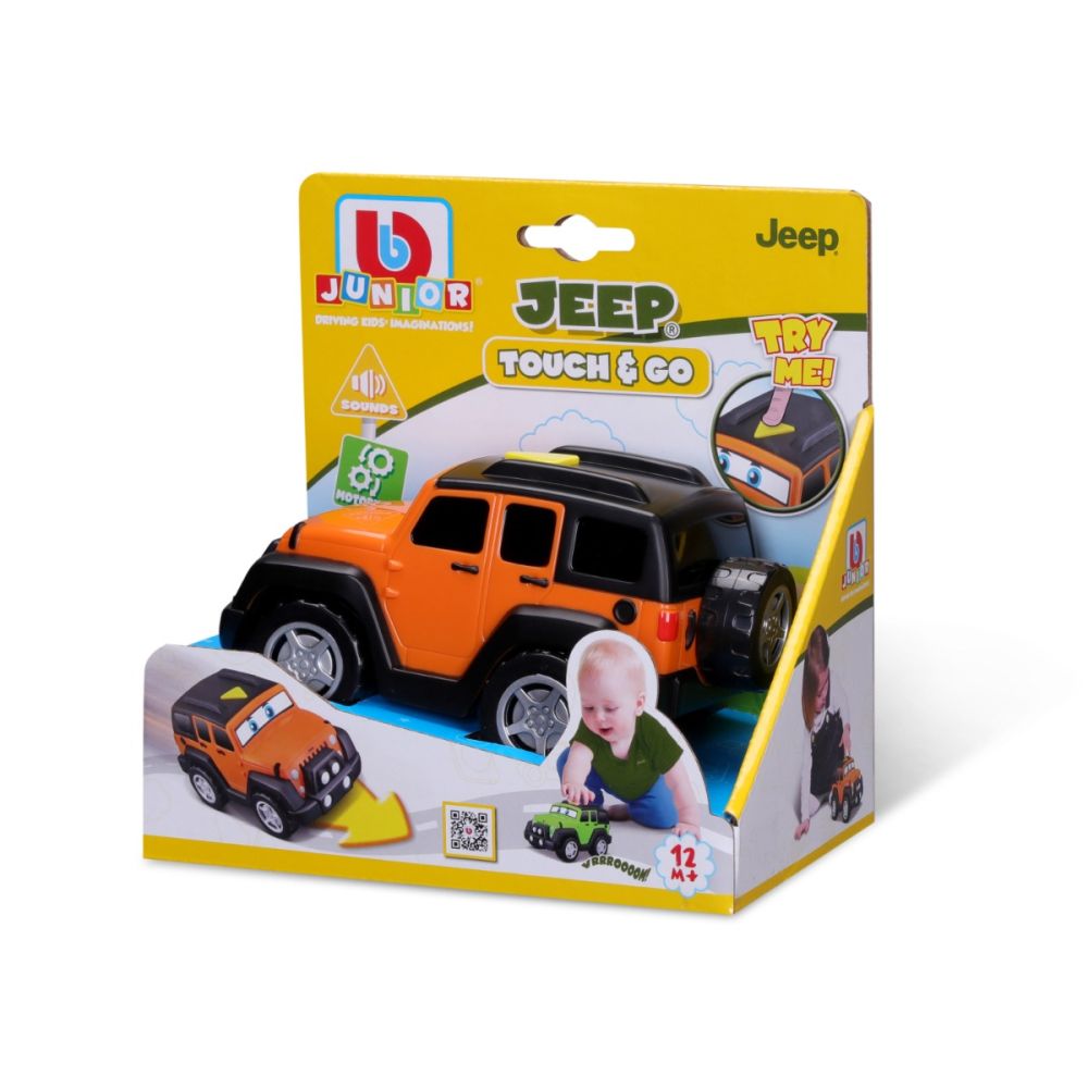 Primul meu Jeep Touch And Go, Bburago, Portocaliu